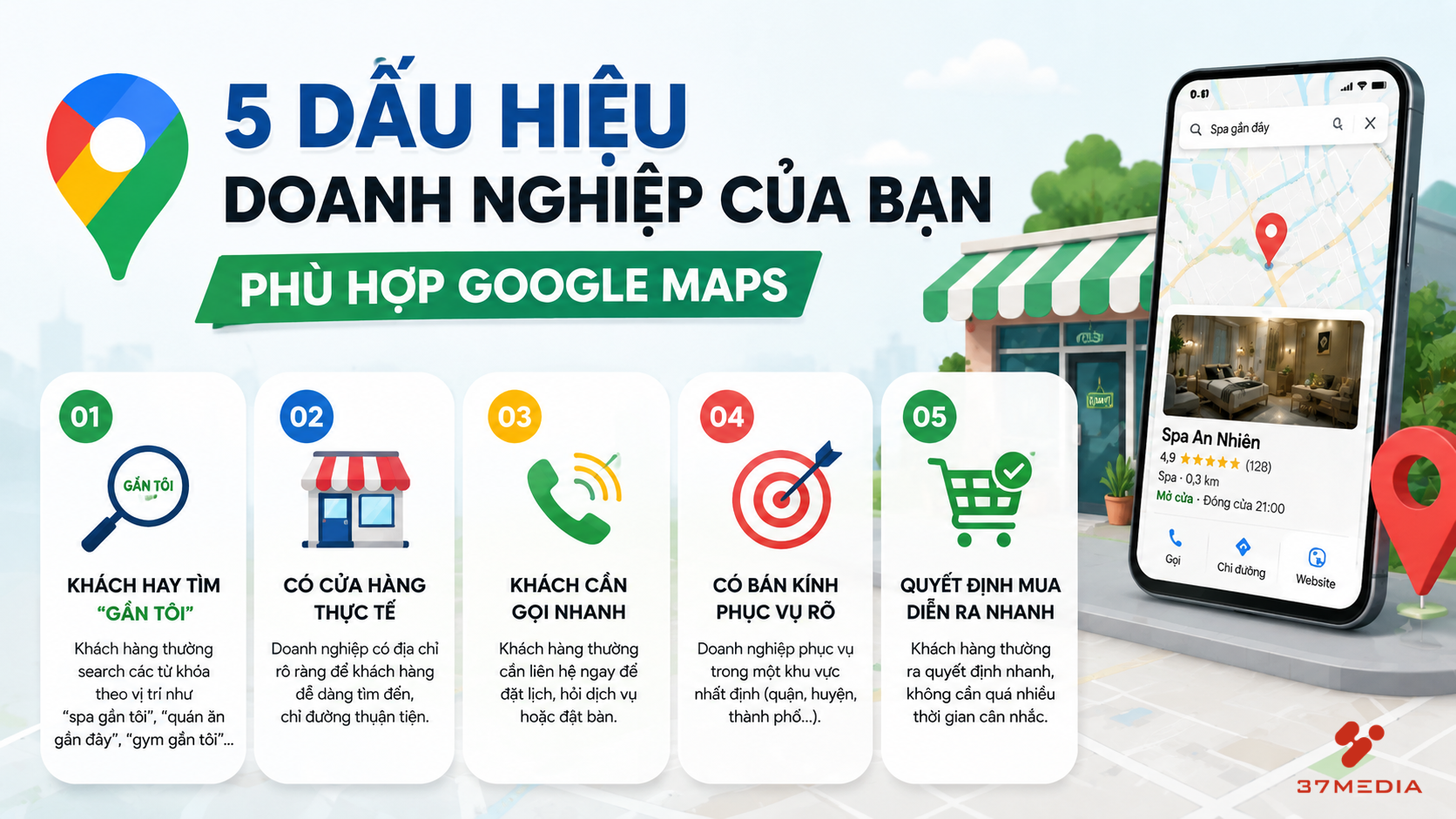 5 dấu hiệu doanh nghiệp của bạn nên chạy Googla Maps Ads