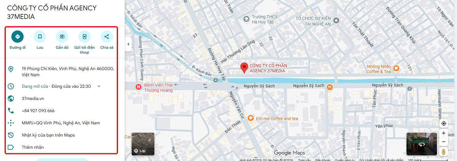 37media chạy google maps ads